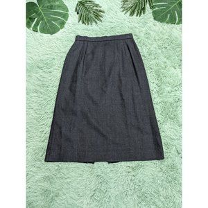 EMILY Women Skirt Job Interview Skirt High Waist Pencil Solid Gray US 10 Medium